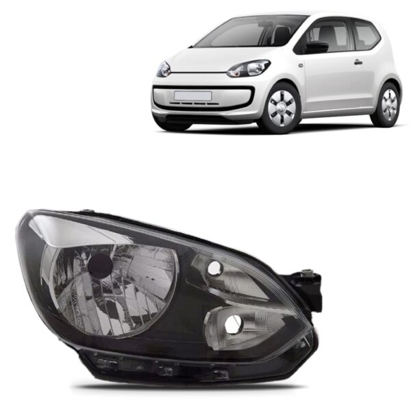 Farol Manual Eletrico Up 2014 2015 2016 Friso Preto 1ª Linha Direito/passageiro