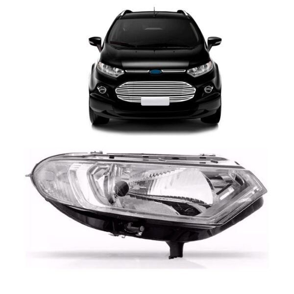 Farol Para Ford Ecosport 2013 2014 2015 2016 Lado Direito