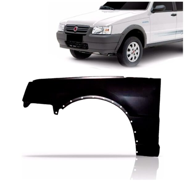 Paralama Uno 2004 2005 2006 07 08 2009 2010 Com Furo Moldura Lado Esquerdo