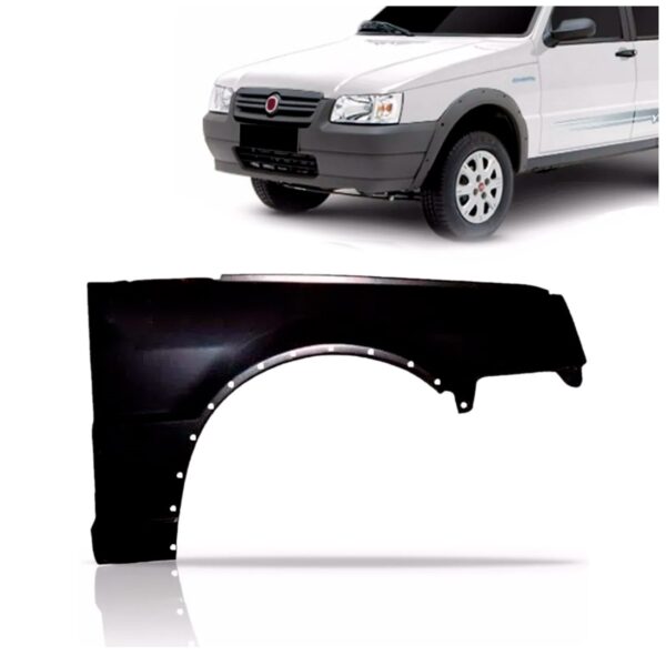 Paralama Uno 2004 2005 2006 07 08 2009 2010 Com Furo Moldura Lado Direito