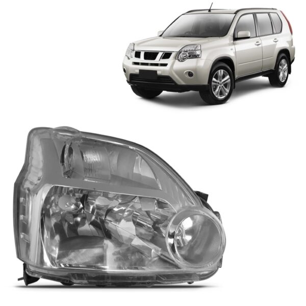 Farol X-trail 2009 2010 2011 2012 Manual 1ª Linha Direito/passageiro