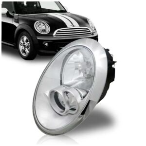Farol Mini Cooper 2005 A 2006 Elétrico 1ª Linha Esquerdo/motorista