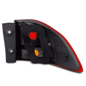 Lanterna Traseira Canto Pajero Dakar 09 10 11 12 13 1ª Linha Esquerdo/motorista Vermelho