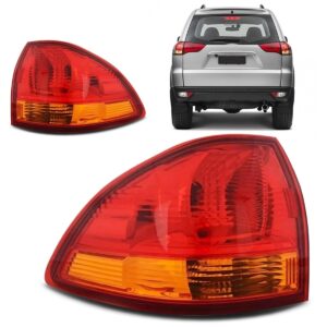 Lanterna Traseira Canto Pajero Dakar 09 10 11 12 13 1ª Linha Direito/passageiro Vermelho