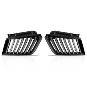 Par Tela Frontal Radiador Superior Triton 07 08 09 10 Preto Preto