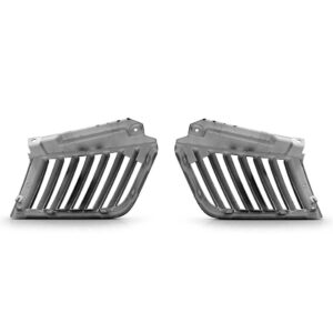 Par Tela Frontal Radiador Superior Triton 07 08 09 10 Preto Preto