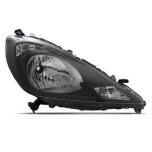 Farol Para Honda New Fit Twist 2013 2014 2015 Máscara Negra Lado Direito
