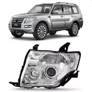 Farol Pajero Full 08 09 10 11 2012 2013 2014 Manual 1ª Linha Esquerdo/motorista