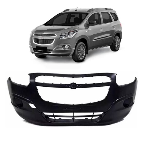 Parachoque Dianteiro Spin 2012/2018 Sem Furo Preto Promoção