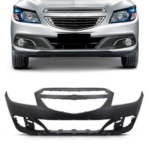 Parachoque Dianteiro Onix Prisma 2013 A 2016 Com Furo Novo Preto