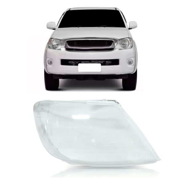 Lente Farol Hilux Srv 2005 2006 2007 2008 Lado Direito