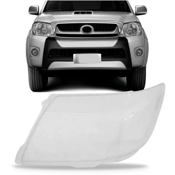 Lente Farol Hilux Srv 2009 2010 2011 Lado Esquerdo