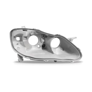 Carcaça Farol Corolla 2003 2004 2005 2006 2007 Cinza Lado Direito