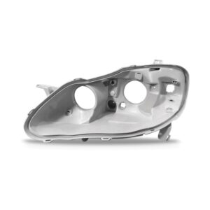 Carcaça Farol Corolla 2003 2004 2005 2006 2007 Cinza Lado Esquerdo