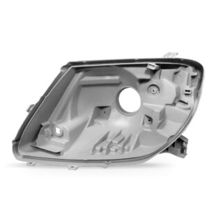 Carcaça Farol Hilux Srv 2005 06 07 08 09 10 2011 Cinza Lado Esquerdo