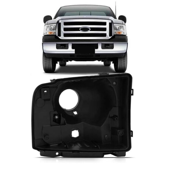 Carcaça Farol F250 2006 2007 2008 2009 2010 2011 Lado Direito