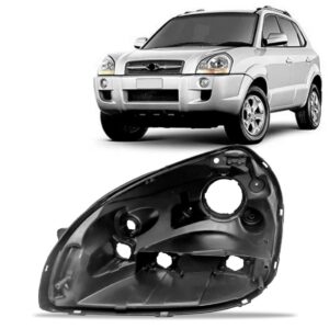 Carcaça Farol Dianteiro Tucson 2004 2005 2006 2007 A 2016 Lado Esquerdo