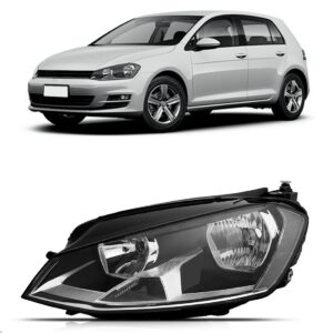 Farol Vw Golf 2014 A 16 Elétrico C/ Motor S/ Xênon 1ª Linha - Esquerdo/motorista