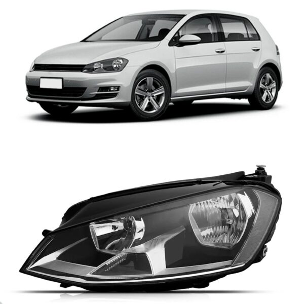 Farol Vw Golf 2014 A 16 Elétrico C/ Motor S/ Xênon 1ª Linha - Esquerdo/motorista