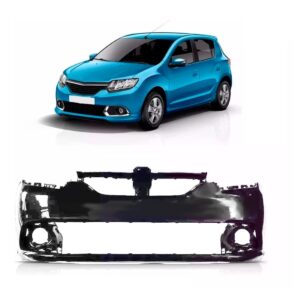 Parachoque Dianteiro Sandero Logan 2014 A 2017 1a Linha Novo Preto