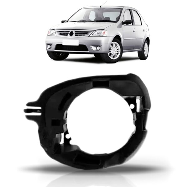 Suporte Farol Milha Renault Logan 2007 2008 2009 Copo Lado Esquerdo