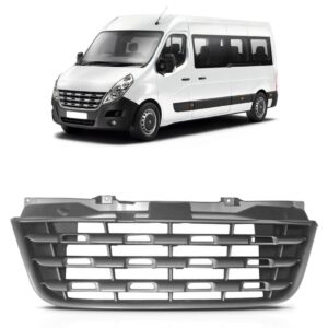Grade Radiador Renault Master 2013 14 15 16 A 2022 1a Linha Cinza