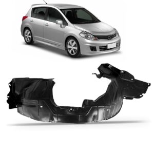 Protetor Caixa De Roda Dianteiro Tiida 2007 2008 2009 2010 Lado Direito