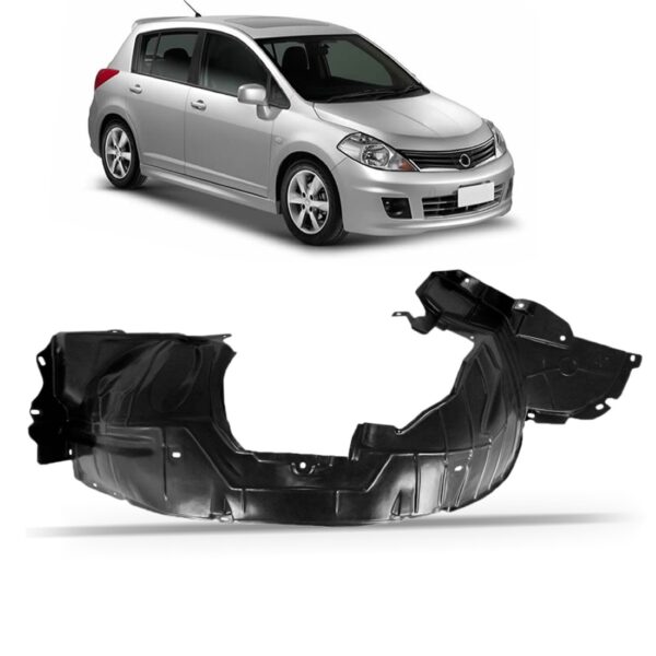 Protetor Caixa De Roda Dianteiro Tiida 2007 2008 2009 2010 Lado Direito