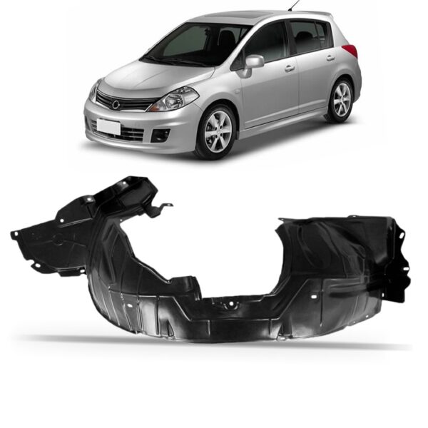 Protetor Caixa De Roda Dianteiro Tiida 2007 2008 2009 2010 Lado Esquerdo