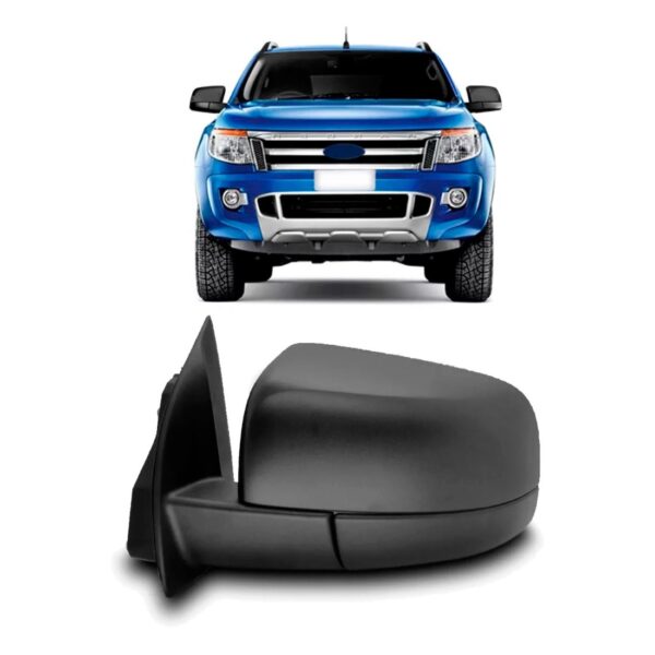 Retrovisor Ranger 2013 2014 2015 Fixo Preto Lado Esquerdo