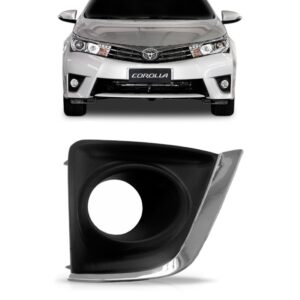 Grade Moldura Milha Toyota Corolla 2015 16 17 Friso Cromado Lado Direito