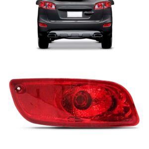 Lanterna Traseira Parachoque Santa Fé 06 07 08 A 10 Vermelha Lado Esquerdo