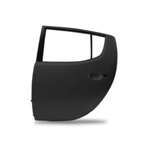 Porta Traseira L200 Triton 2007 A 2013 Preto Lado Direito