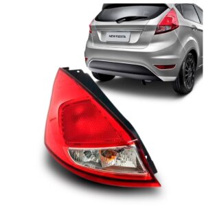 Lanterna Traseira New Fiesta Hatch 2013 14 15 16 17 18 2019 Lado Esquerdo