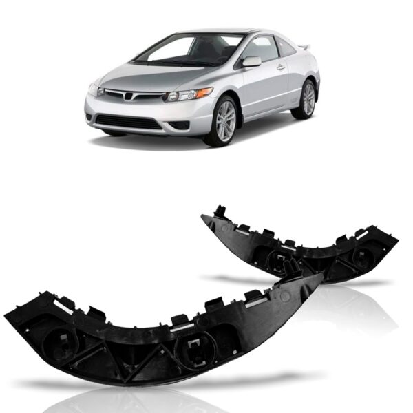 Guia Parachoque Dianteiro Civic 2006 A 2012 Lado Esquerdo