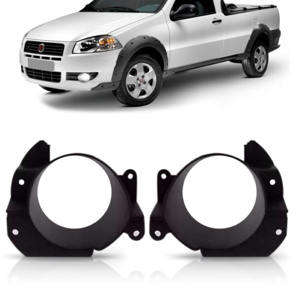 Aro Farol Milha Auxiliar Fiat Strada 2012 A 2014 Lado Direito