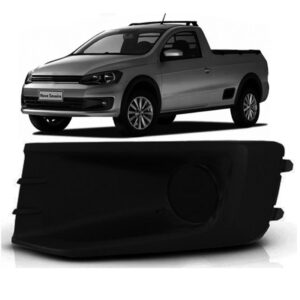 Tela Frontal Moldura Milha Saveiro Gvi 13 14 15 16 Sem Furo Lado Esquerdo