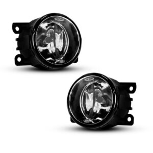 Kit Farol Milha Auxiliar Sandero 15 16 17 C/ Moldura Cromada