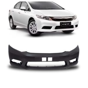 Parachoque Dianteiro Para Civic 2012 A 2014 1a Linha Novo Preto