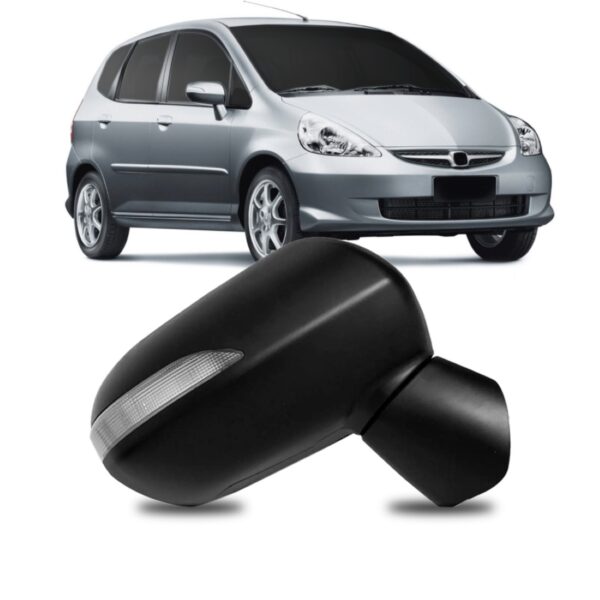 Retrovisor Fit 2003 04 05 06 07 08 Eletrico C/pisca Lado Direito