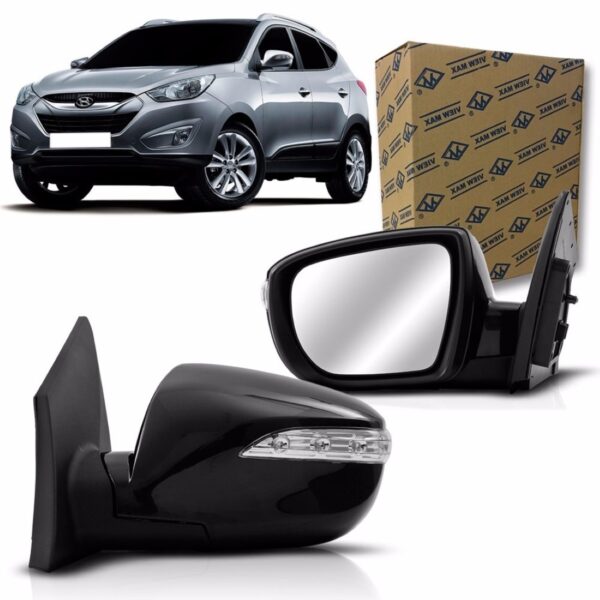 Retrovisor Ix35 Hyundai 2012 2013 2014 Retratil Ld View Max