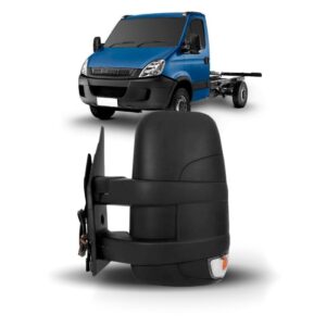 Retrovisor Elétrico Daily 2008 A 2019 Curto C/ Sinaleira Lado Esquerdo