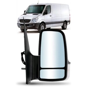 Retrovisor Sprinter 2012 A 2017 Braço Curto Elétrico Lado Direito