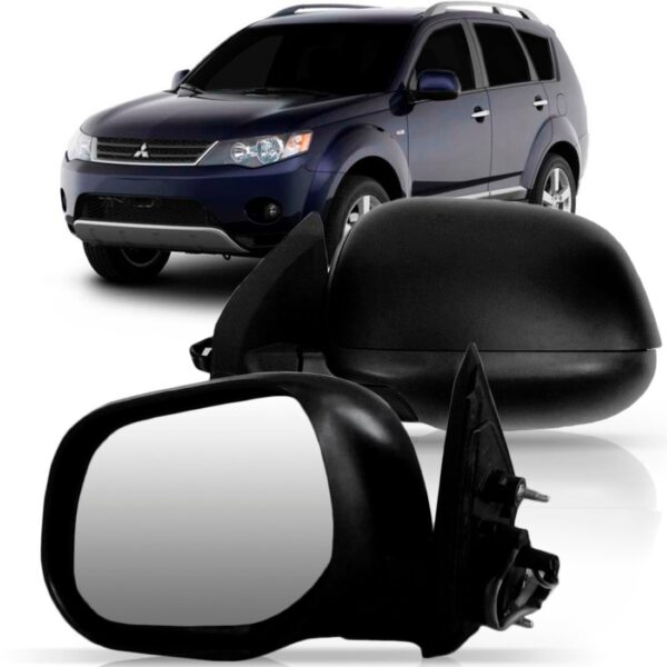 Retrovisor Outlander Esquerdo Ano 08 09 2010 2011 2012 2013