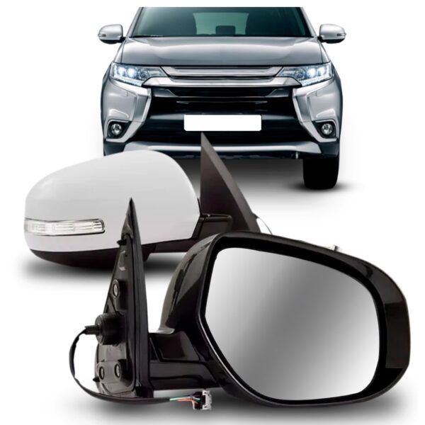 Retrovisor Outlander 14 15 16 A 18 Elétrico Com Pisca Primer Lado Direito