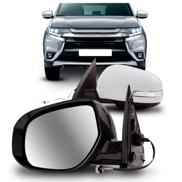 Retrovisor Outlander 14 15 16 A 18 Elétrico Com Pisca Primer Lado Esquerdo