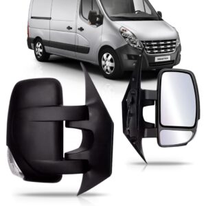 Retrovisor Master 2013 A 2024 Elétrico Com Pisca Braço Curto Lado Direito