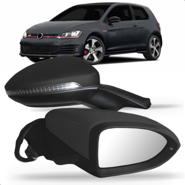 Retrovisor Para Golf Tsi Gti 2014 2015 Fecha Automatico Lado Direito