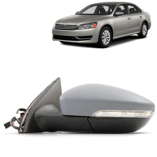 Retrovisor Passat Confortline Tsi 2011 A 2015 Elétrico Pisca Lado Esquerdo
