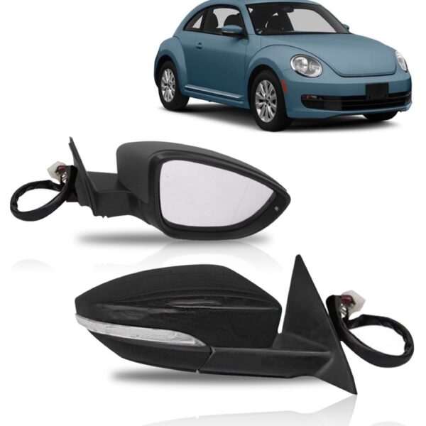 Retrovisor New Beetle 2013/2015 Elétrico Térmico Com Seta Lado Direito